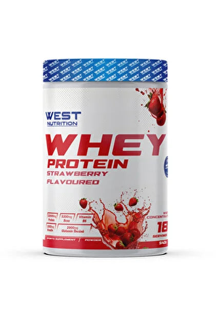 West Whey Protein Tozu 540g 18 Servis - Çilek Aromalı Ürün ana görseli
