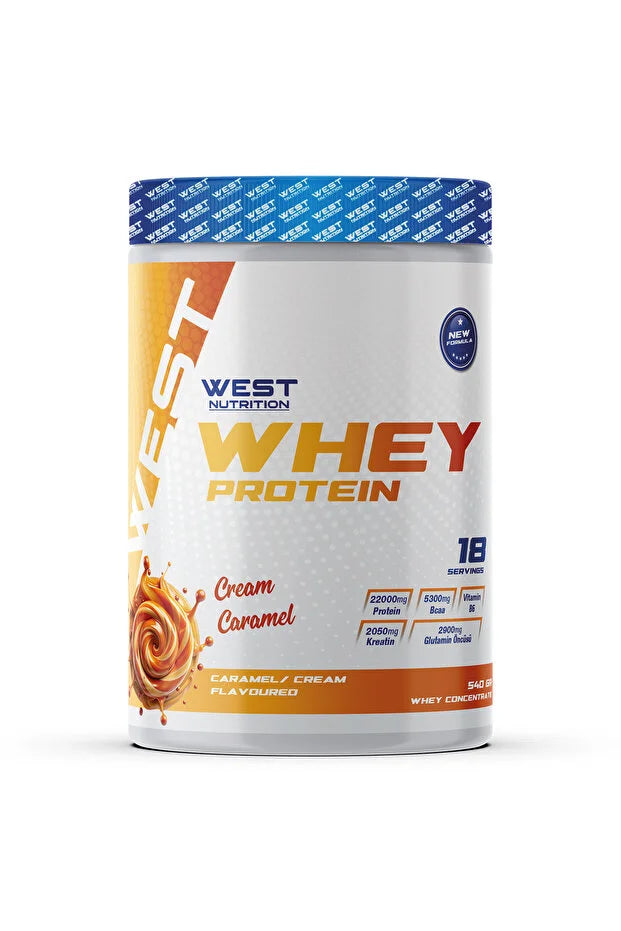 West Whey Protein Tozu 540g 18 Servis - Krem Karamel Aromalı Ürün ana görseli