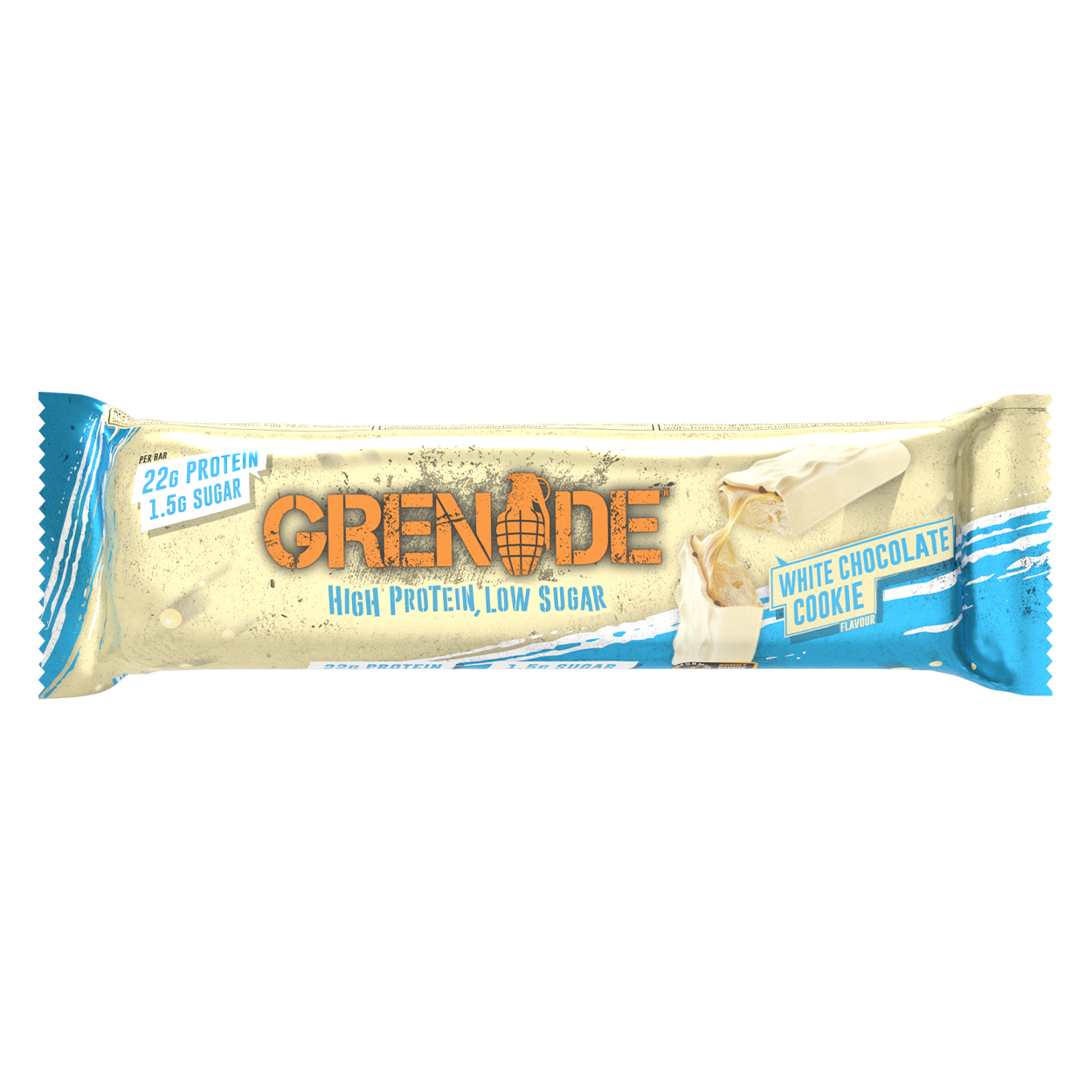 Grenade Beyaz Çikolatalı Kurabiyeli Protein Bar 12 Adet (Kutulu)