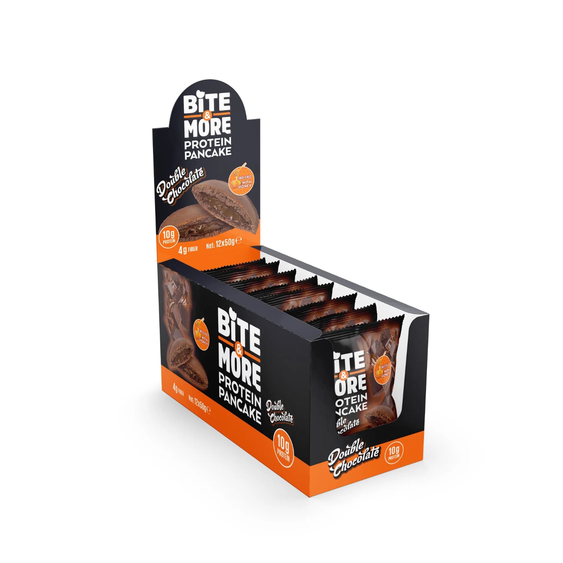Bite & More Protein Pancake 50g Duble Çikolatalı Pankek (12li Kutu) Ürün ana görseli