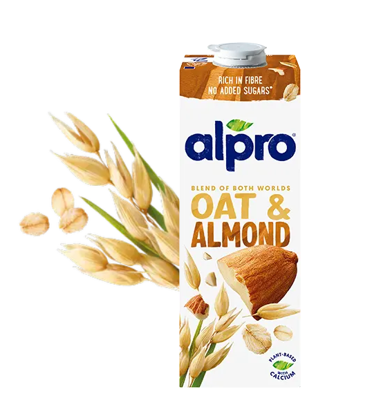 ALPRO Yulaf Badem Sütü 1 L - Bitkisel Laktozsuz İçecek Ürün ikincil görseli