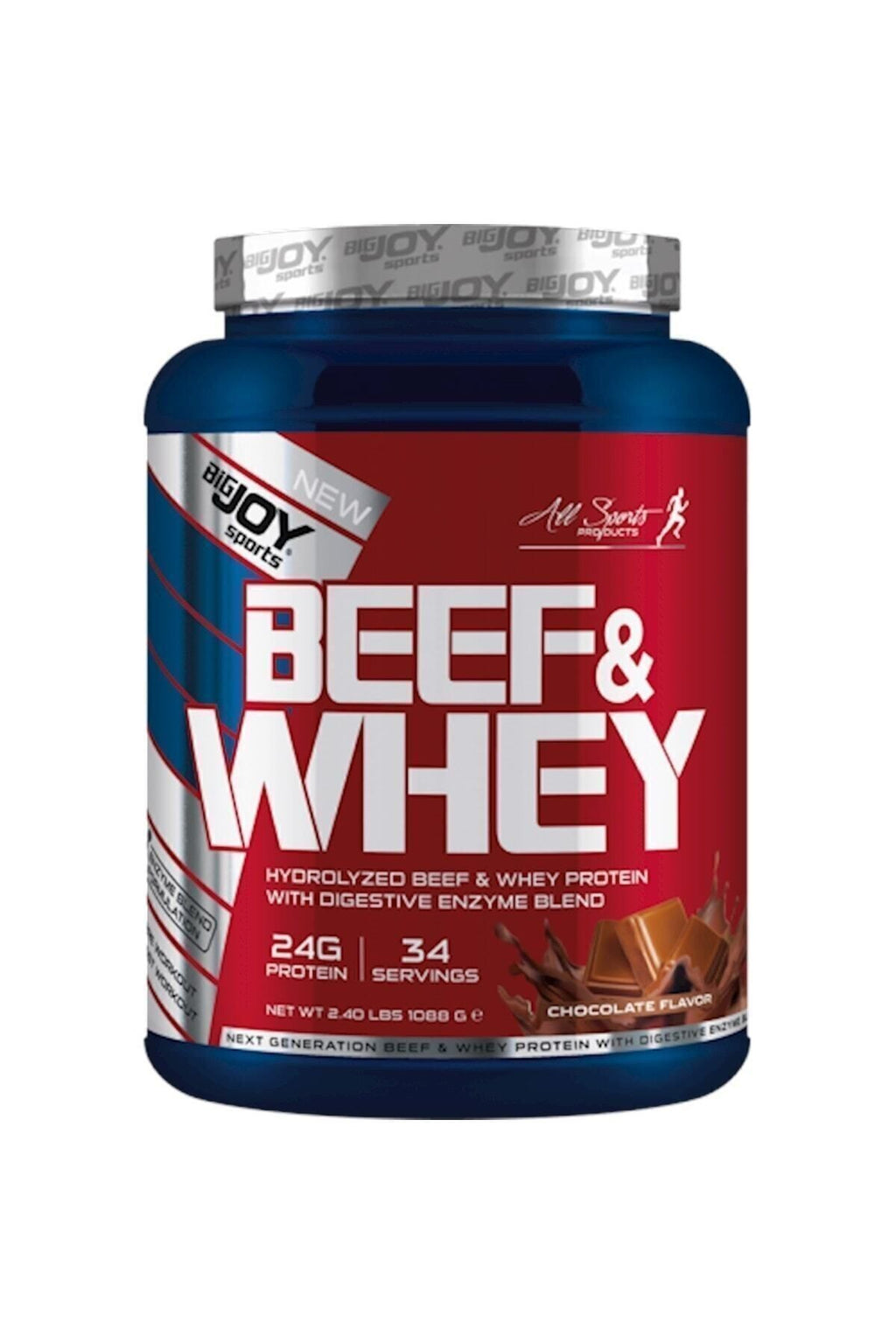 BigJoy Hidrolize Beef Whey Protein Tozu 1088g Çikolatalı Et Proteini