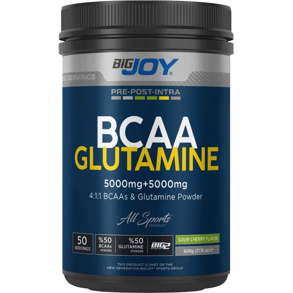Bigjoy BIG2 BCAA + Glutamine 600g Vişne Aromalı Aminoasit Ürün ana görseli