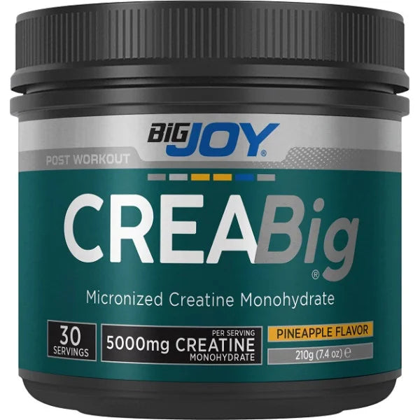Bigjoy CreaBig 210g Ananas Aromalı Toz Mikronize Kreatin Monohidrat Ürün ana görseli