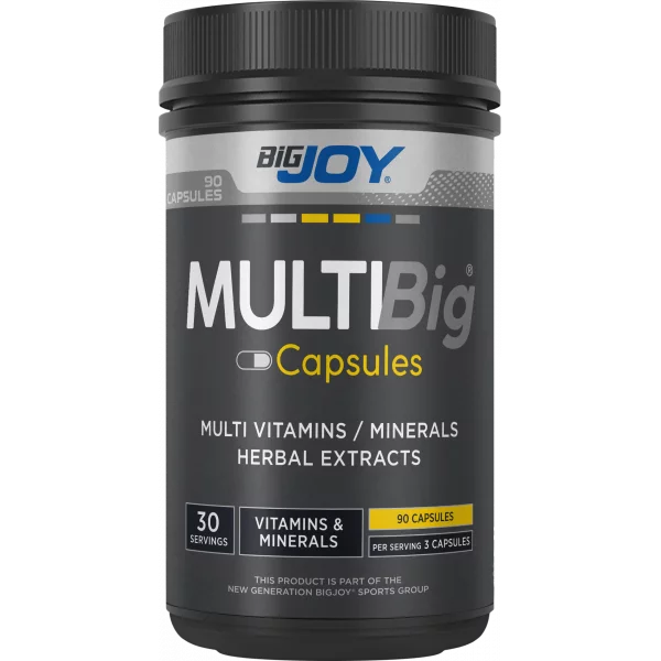Bigjoy Sports Multibig Vitamin Mineral Kompleksi 90 Kapsül Ürün ana görseli