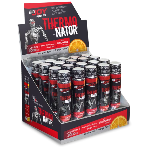 Bigjoy Sports Thermonator L-Karnitin 40ml Shot Portakal (20li Kutu) Ürün ana görseli