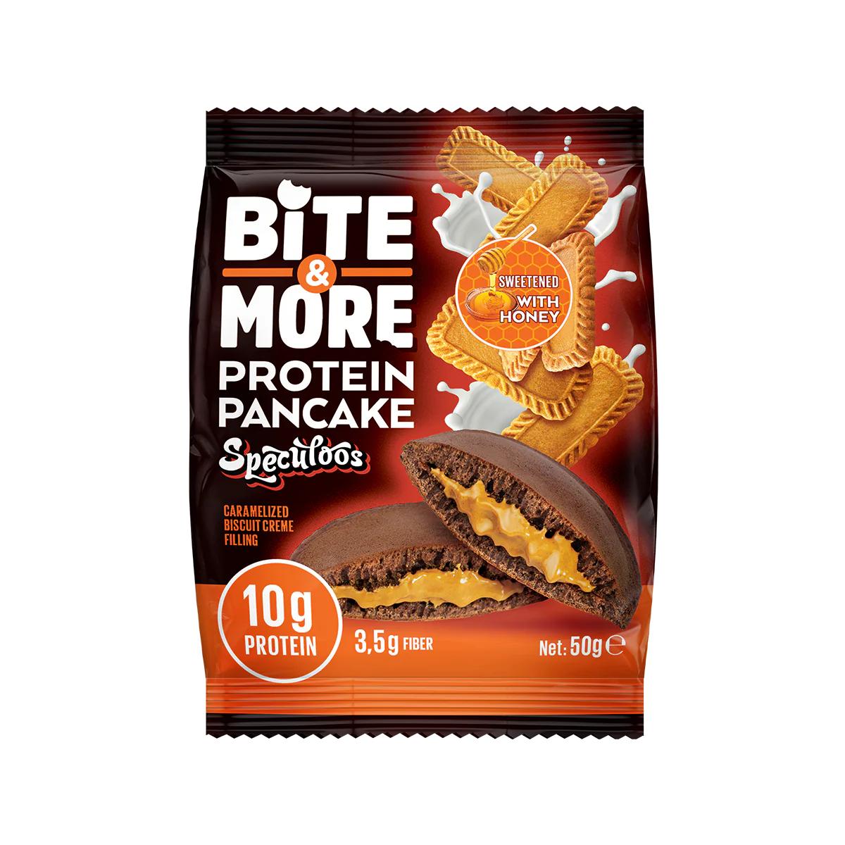 Bite & More Protein Speculoos Pancake 50g Kakao Karamel Bisküvi Pankek (12li Kutu) Ürün ikincil görseli