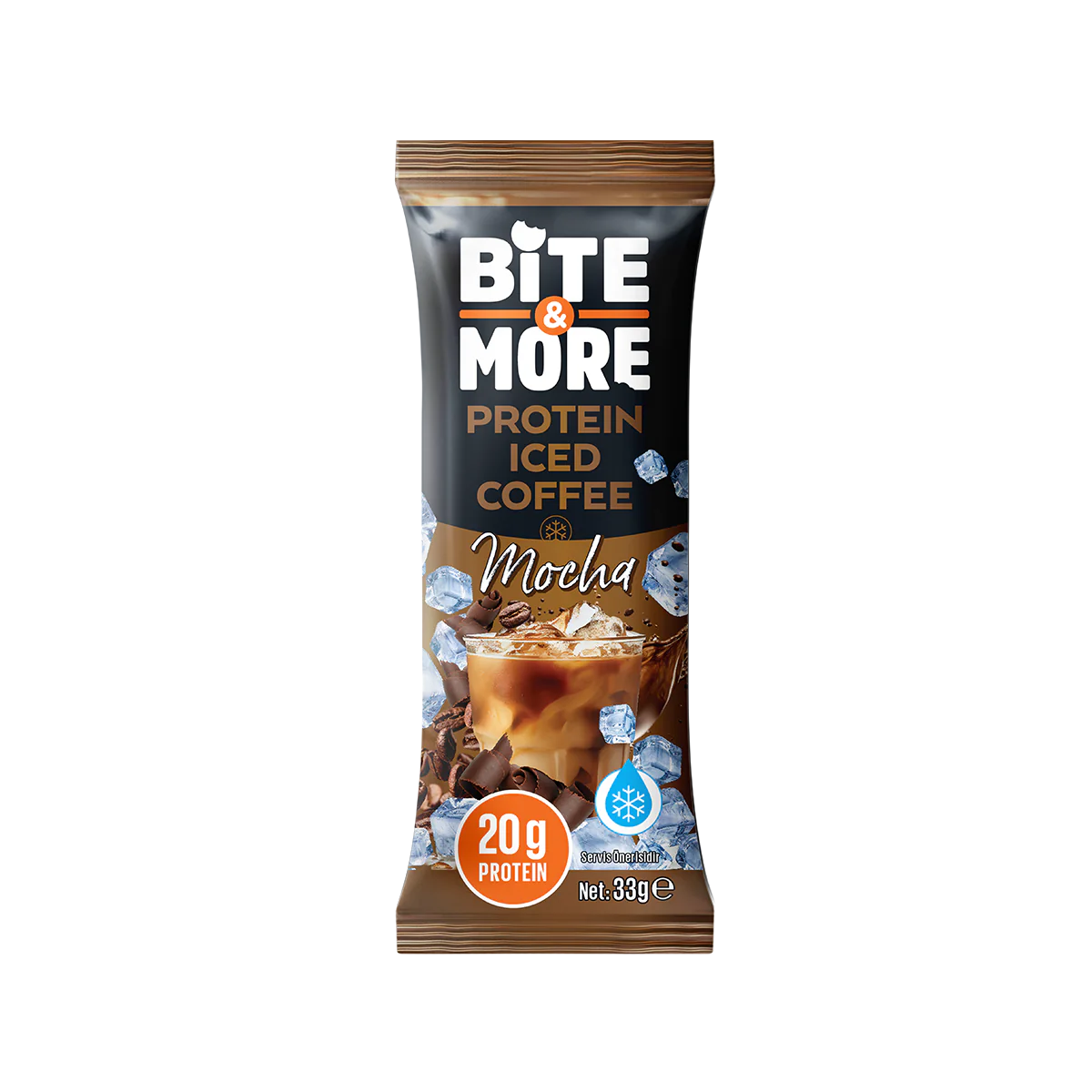 Bite & More Proteinli Soğuk Kahve Mocha 33g (Tekli) Ürün ana görseli