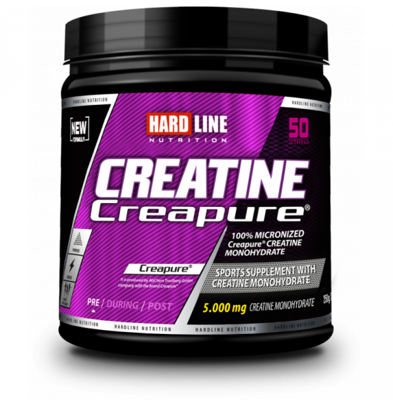 Hardline Creatine Creapure® 250g - Aromasız Toz Mikronize Kreatin Ürün ana görseli