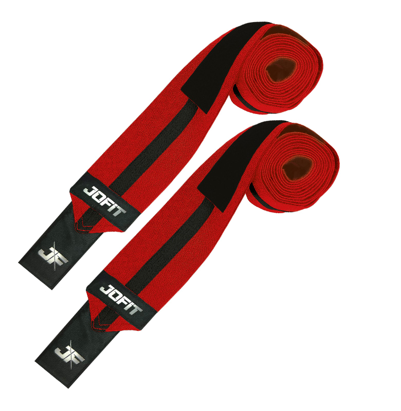 Jofit Knee Wraps Diz Bandajı Kırmızı Siyah