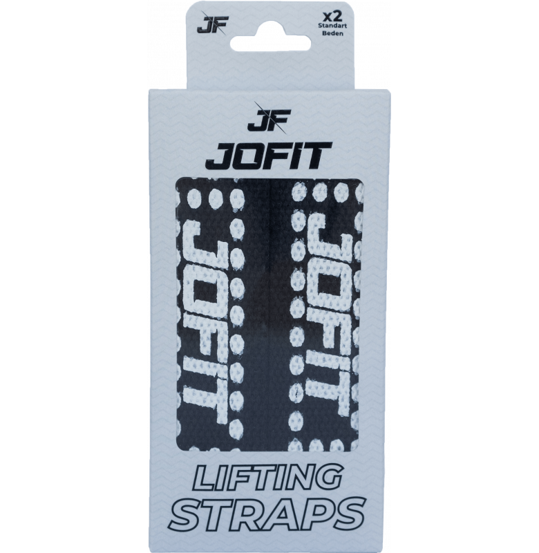 Jofit Lifting Straps Ağırlık Kaldırma Kayışı Siyah Beyaz