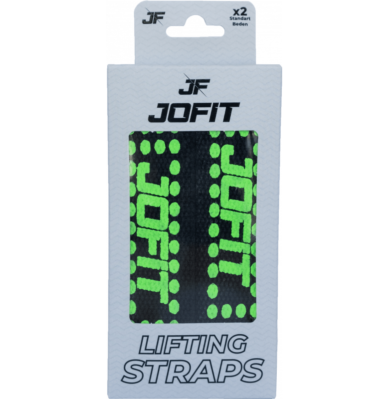 Jofit Lifting Straps Ağırlık Kaldırma Kayışı Siyah Neon Yeşil