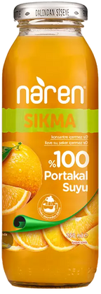 Naren Sıkma %100 Portakal Suyu - 250ml