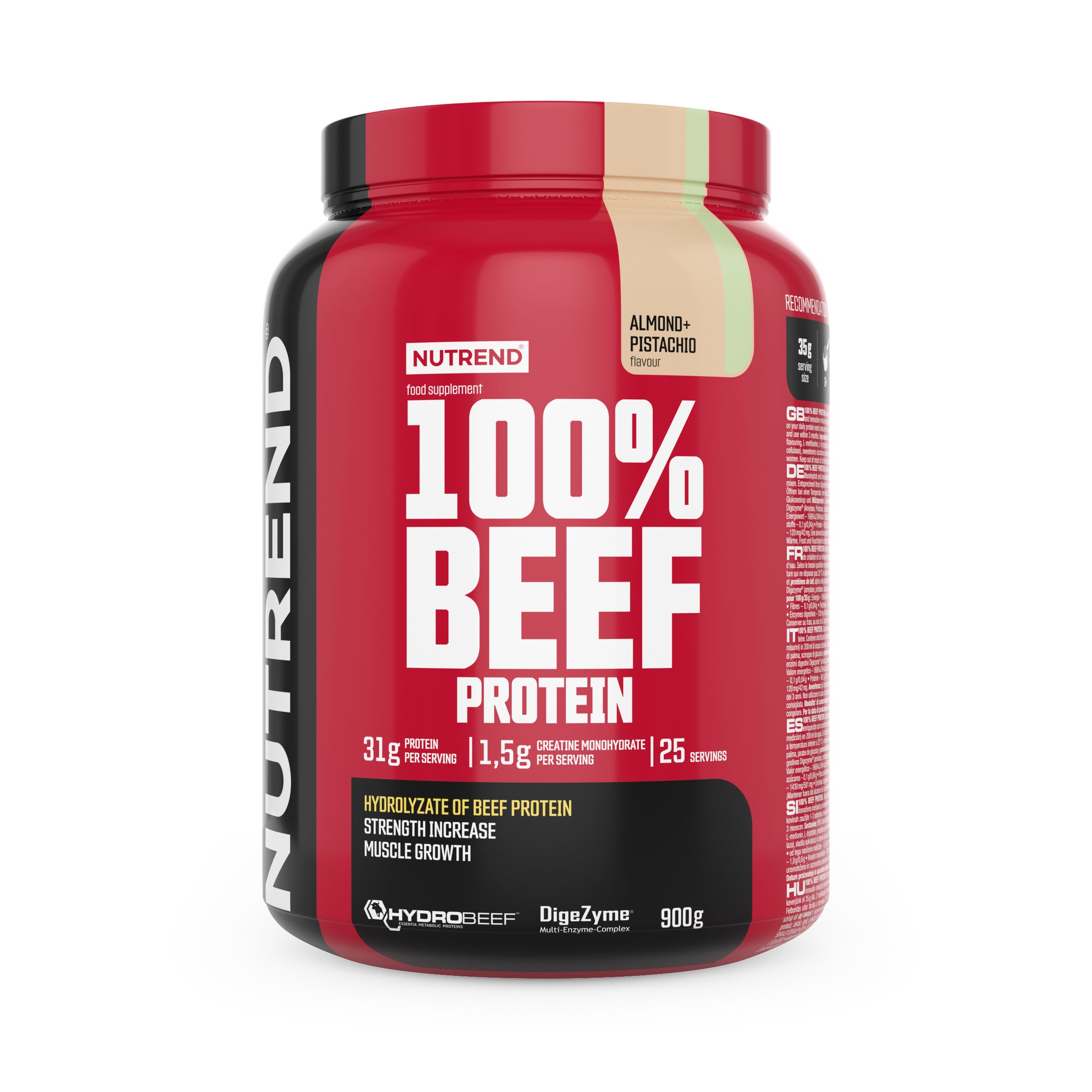 Nutrend Beef Protein 900g Çikolata ve Fındık %100 Hidrolize Dana Proteini Ürün ana görseli