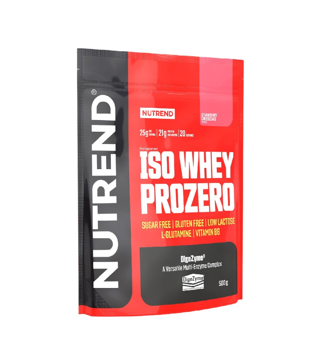 Nutrend ISO Whey Prozero 500g Çilekli Cheesecake Aromalı İzole Whey Ürün ana görseli