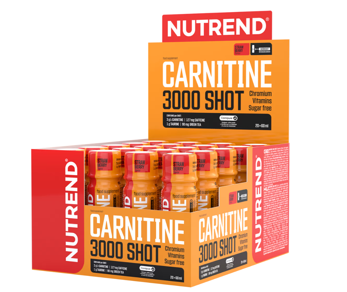 Nutrend L-Carnitine 3000 Portakallı Yağ Yakıcı Shot Ürün ana görseli