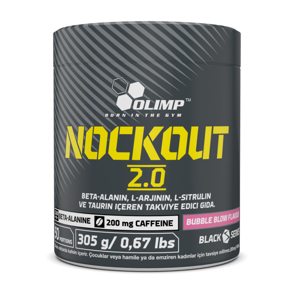 Olimp Nockout 2.0 Pre-Workout Bubble Blow 305g Ürün ana görseli