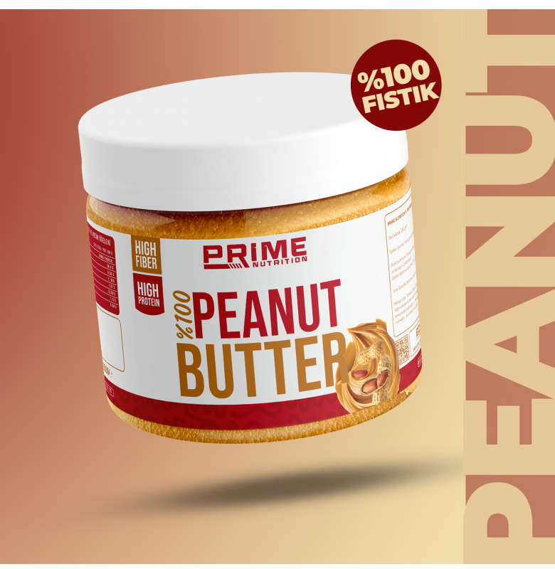 Prime Nutrition %100 Yer Fıstığı Ezmesi 350g (Peanut Butter) Ürün ikincil görseli