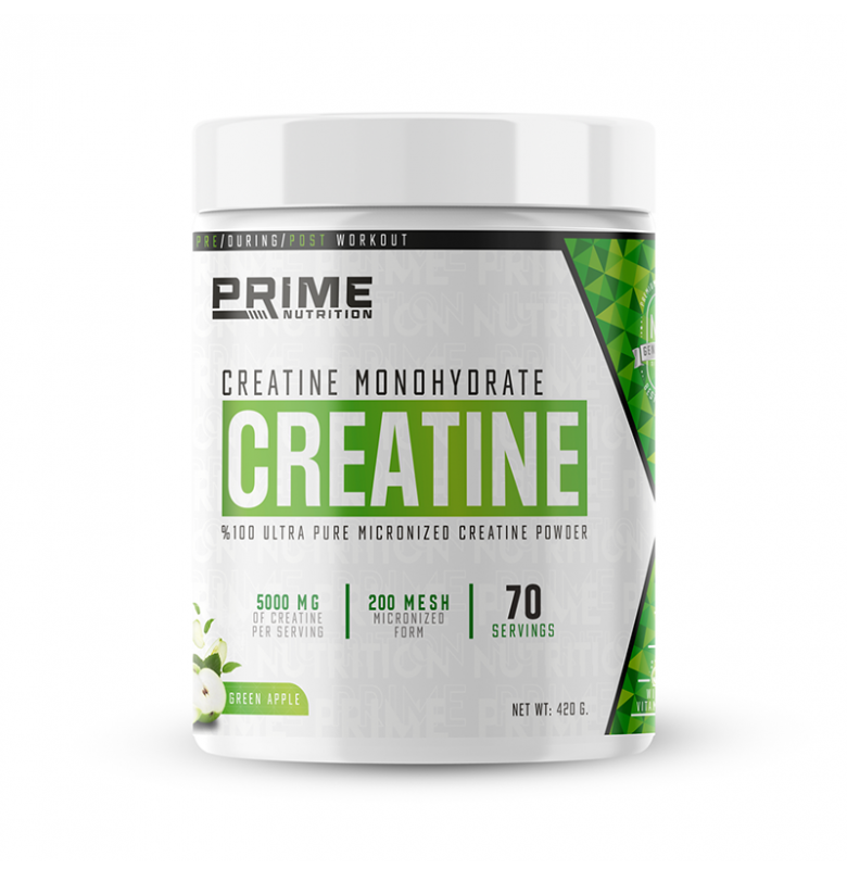 Prime Nutrition Creatine 420g Yeşil Elma Aromalı Kreatin Monohidrat