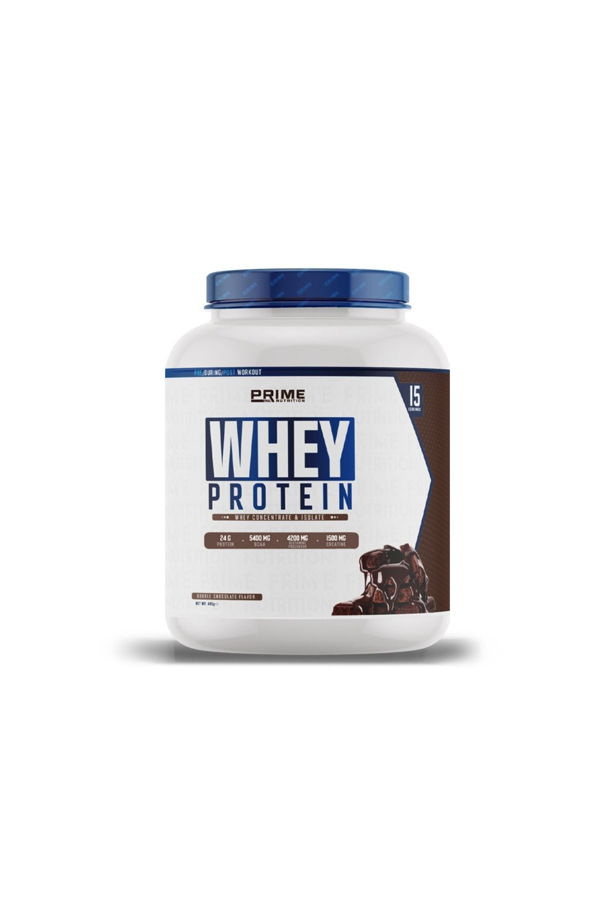 Prime Nutrition Whey Protein Çifte Çikolata 495g Ürün ana görseli