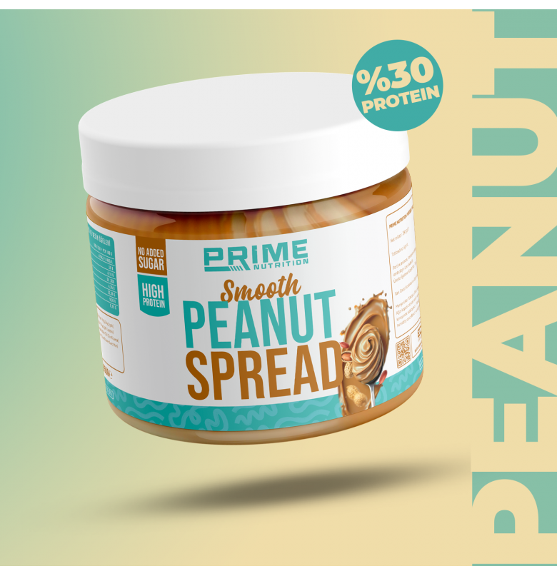 Prime Nutrition Pürüzsüz Yer Fıstığı Ezmesi 350g (Peanut Spread)