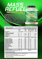 SSN Mass Refuel 3000g - Çikolatalı Karbonhidrat (Kilo Aldırıcı)