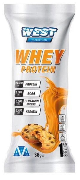 West Whey Protein Bisküvi Aromalı Protein Tozu (Tekli)