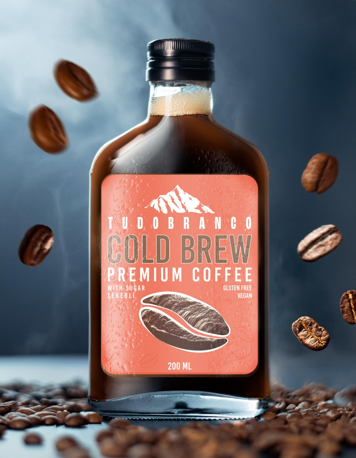 Tudobranco Premium Cold Brew Soğuk Kahve 200ml Şekerli Ürün ikincil görseli