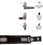 Jofit Wrist Wraps Bilek Desteği Siyah Turuncu