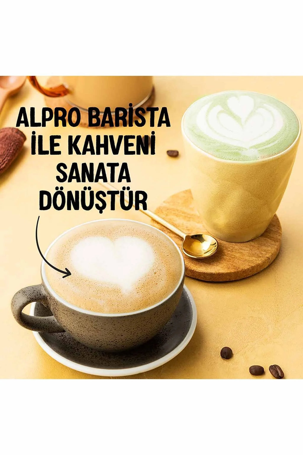 ALPRO Badem Barista Sütü 1 L - Bitkisel Barista İçeceği