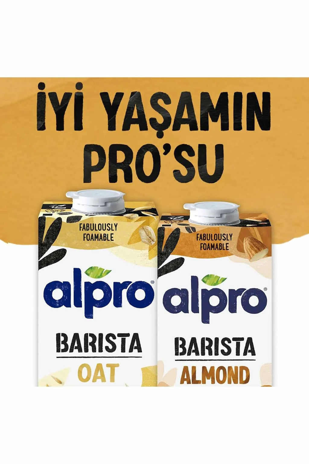 ALPRO Badem Barista Sütü 1 L - Bitkisel Barista İçeceği