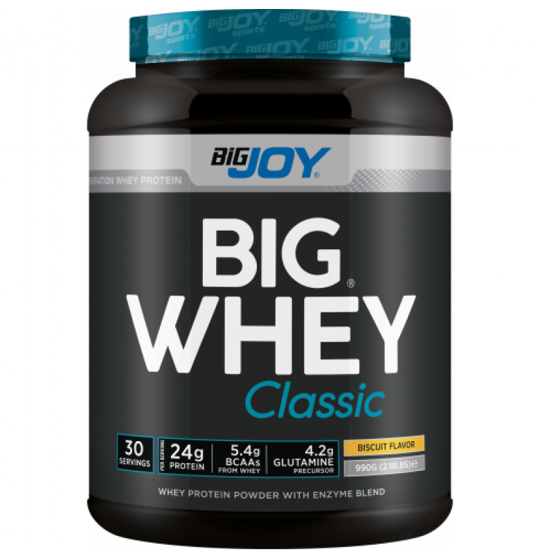 Bigjoy BIGWHEY Whey Protein 990g - Bisküvi Aromalı Protein Tozu Ürün ana görseli