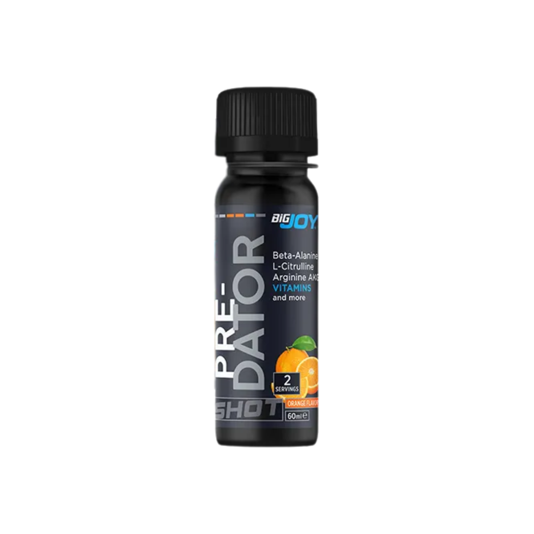 Bigjoy Predator Shot 60ml Portakal - Tekli Sıvı Pre-Workout