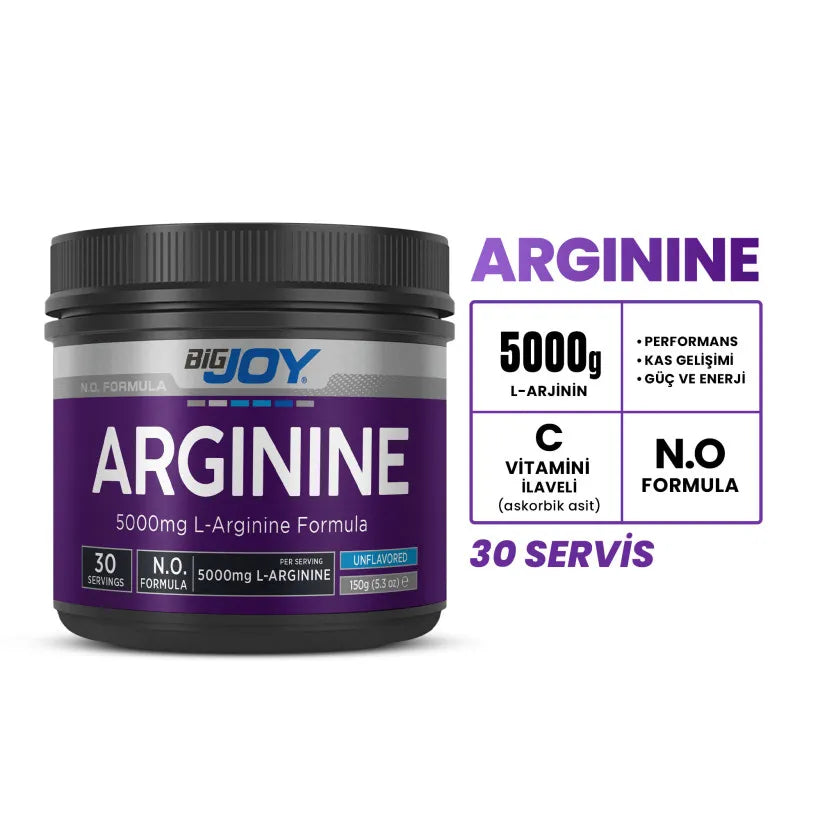 Bigjoy Arginine (150g) Kas Gelişimi İçin Saf L-Arjinin