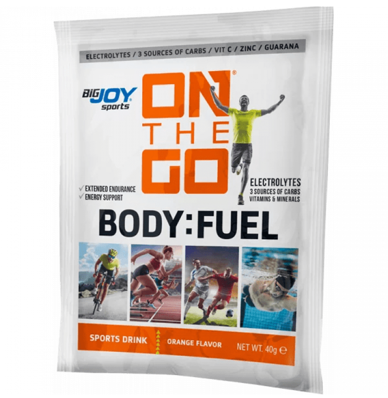 Bigjoy Sports On The Go Body Fuel, 40g - Portakal Aromalı Sporcu Gıdası(Tekli) Ürün ana görseli