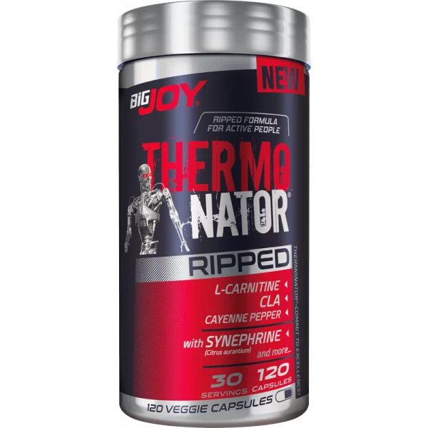 Bigjoy Sports Thermonator Ripped Yağ Yakıcı 120 Bitkisel Kapsül Ürün ana görseli