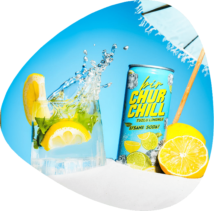 Bir Churchill Tuzlu Limonlu Gazlı İçecek