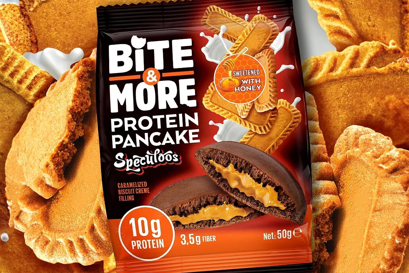Bite & More Proteinli Pancake 50g Speculoos Kurabiyeli Pankek(Tekli)