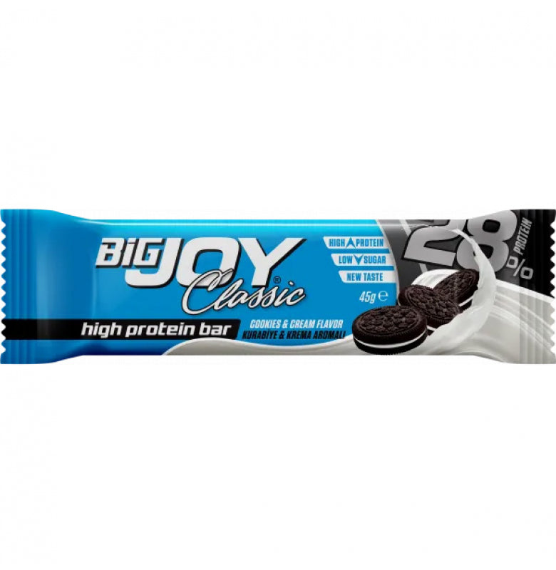 Bigjoy Classic High Protein Kurabiye Kremalı Yüksek Protein Bar 45g (Tekli) Ürün ana görseli