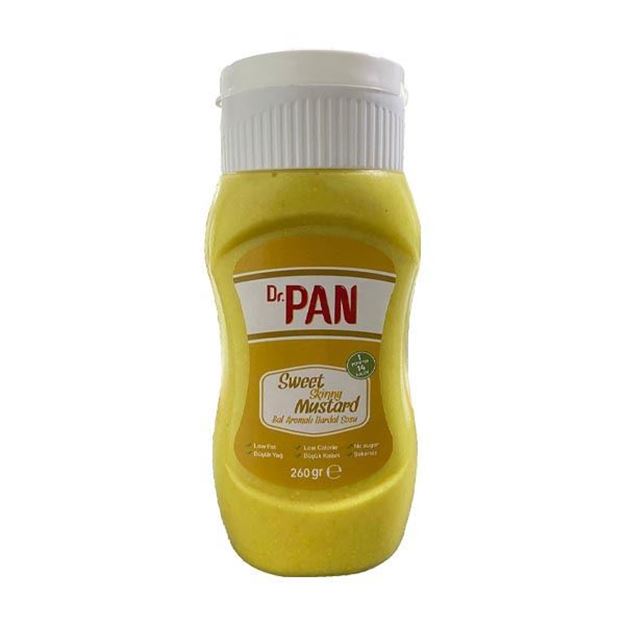 1. Dr.Pan Bal Aromalı Hardal 260g - Düşük Kalorili ve İlave Şekersiz