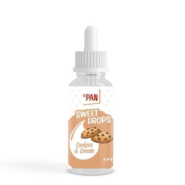 Dr.Pan Sweet Drops Cookies and Cream 30ml - Kalorisiz Sıvı Tatlandırıcı Ürün ana görseli