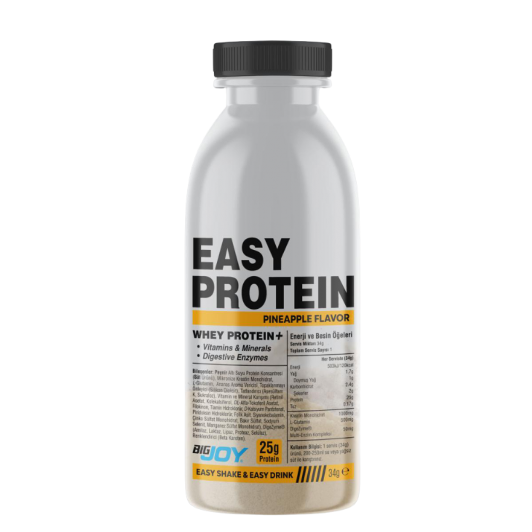 Bigjoy Easy Protein Tozu 34g - Ananas Aromalı (Tekli)