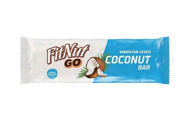 FitNut Go Coconut Bar 40g - Hindistan Cevizli Diyet Bar Ürün ana görseli