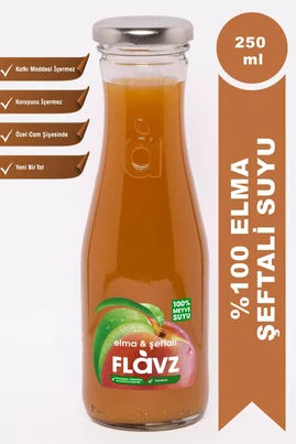 Flavz %100 Doğal Kayısı Meyve Suyu - 250ml Cam Şişe Ürün ana görseli