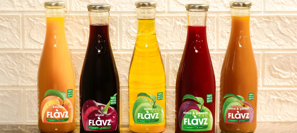 Flavz %100 Doğal Vişne Meyve Suyu - 250 ml Cam Şişe