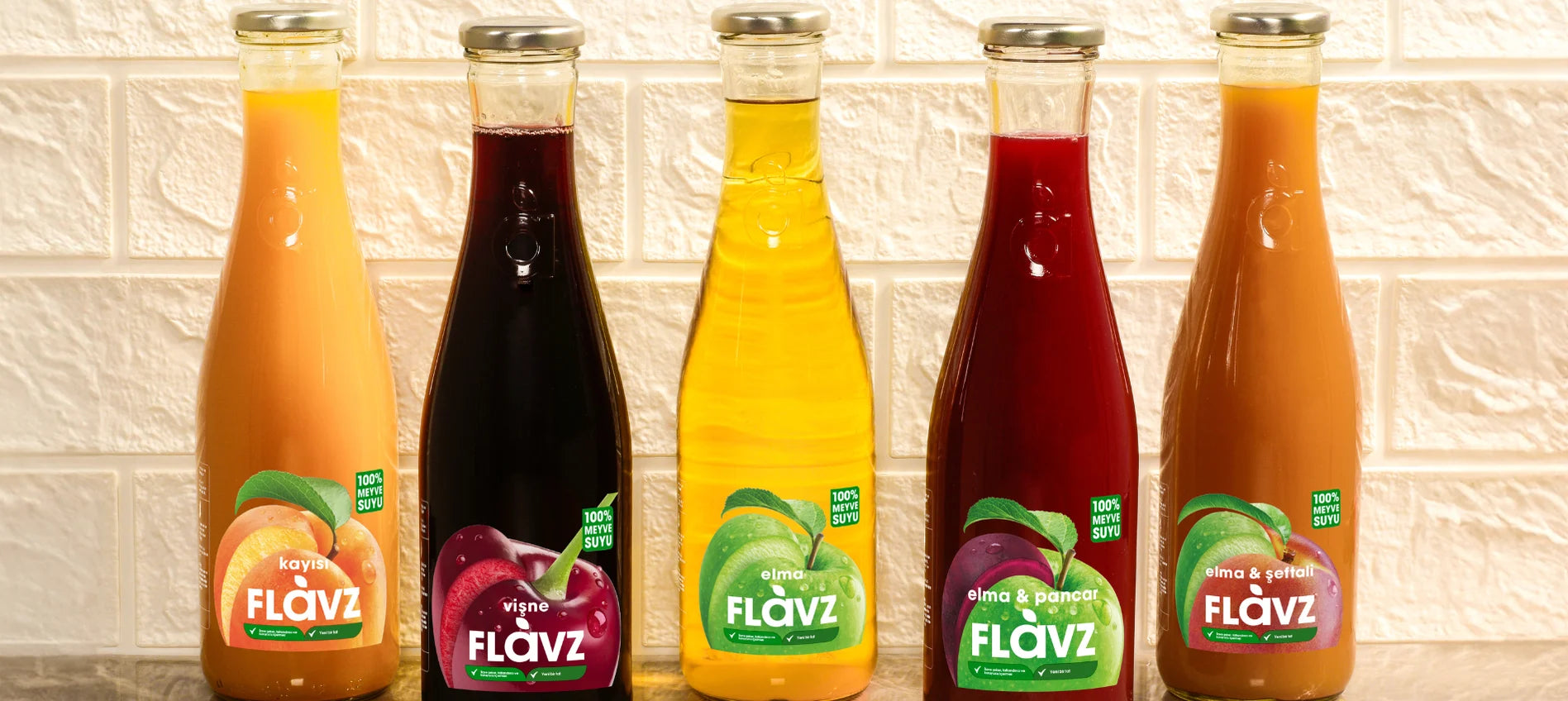 Flavz %100 Doğal Vişne Meyve Suyu - 250 ml Cam Şişe