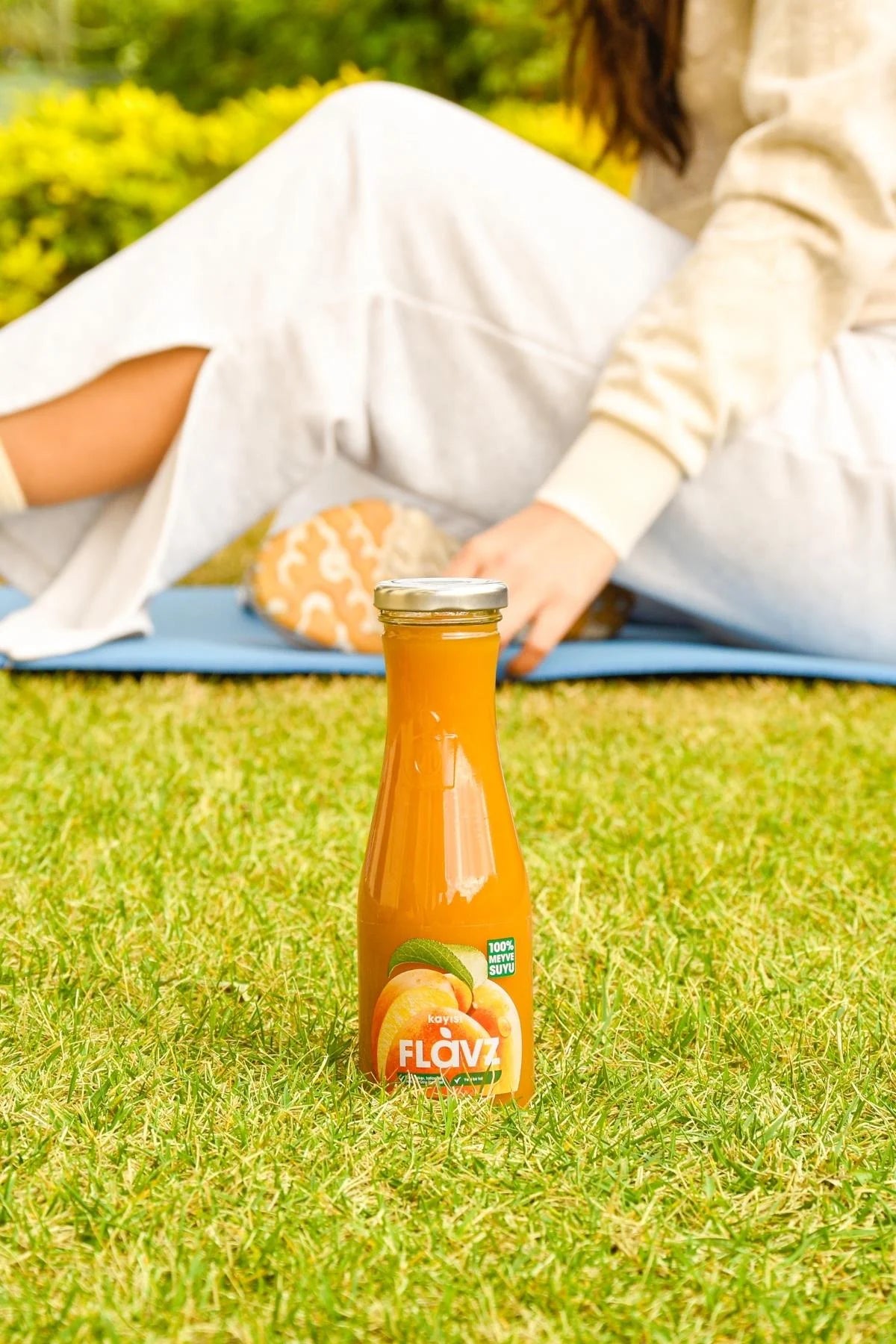 Flavz %100 Doğal Kayısı Meyve Suyu - 250ml Cam Şişe