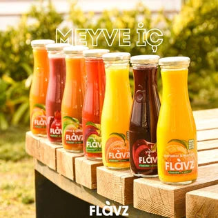 Flavz %100 Doğal Vişne Meyve Suyu - 250 ml Cam Şişe
