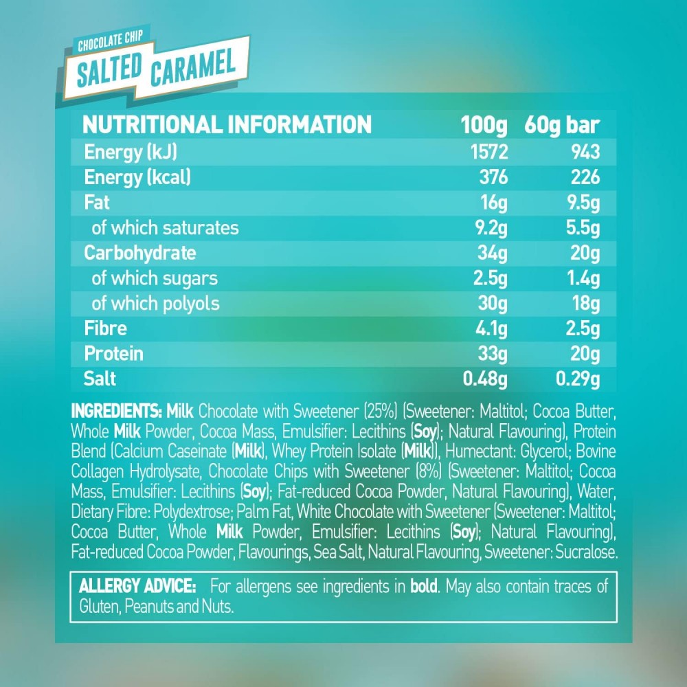 Grenade Salted Caramel Protein Bar (Tekli) Çikolata Parçalı Tuzlu Karamel
