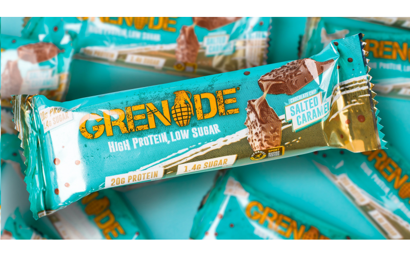 Grenade Salted Caramel Protein Bar (Tekli) Çikolata Parçalı Tuzlu Karamel